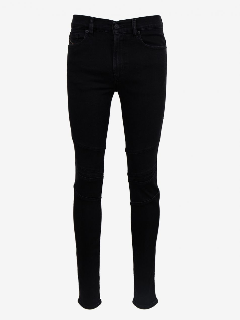 Čierné pánske skinny fit rifle Diesel Amny