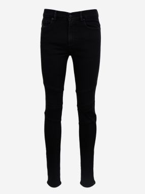 Čierné pánske skinny fit rifle Diesel Amny