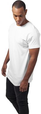 Long T-shirt with a long shape in white