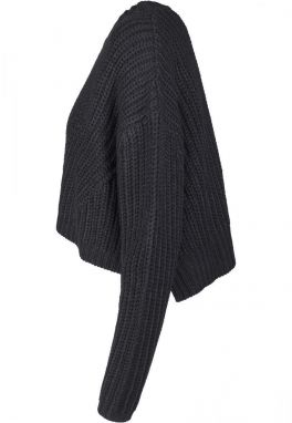 Women's wide oversize sweater black