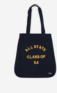 Tmavomodrá dámska taška Superdry Elsie Canvas Graphic Tote