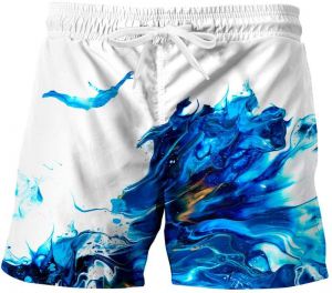 Pánske plavky Mr. GUGU & Miss GO PAINT POUR DIVER