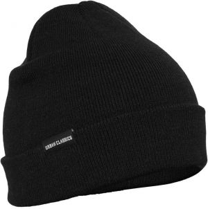 Basic Flap Beanie Black