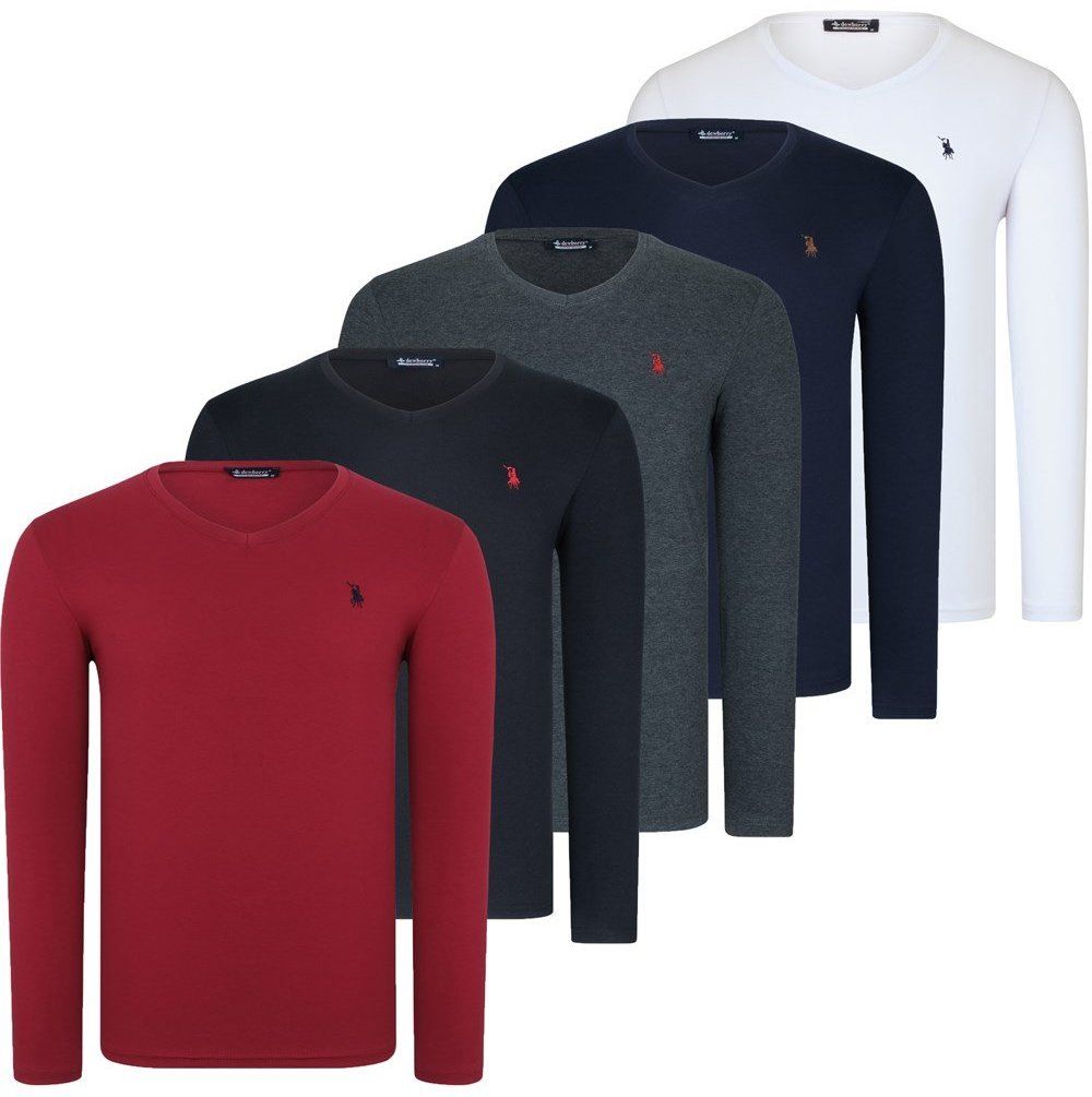 Pánske tričko 5pack dewberry