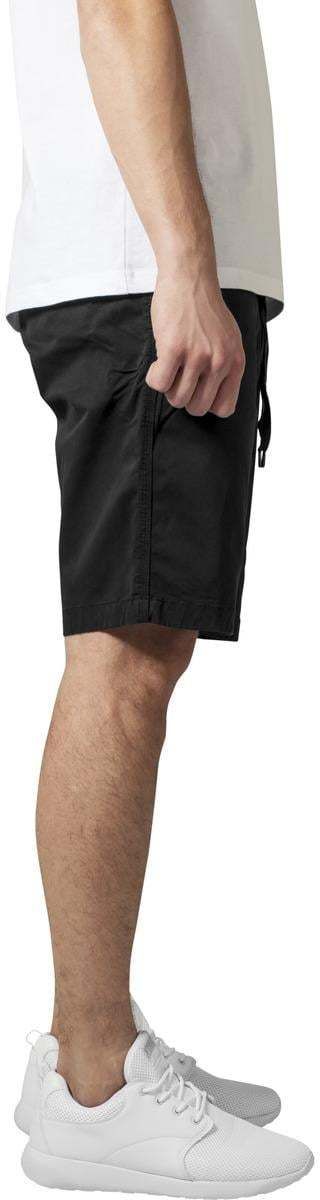 Stretch Twill Joggshorts Black