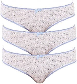 3PACK Ladies Panties Molvy blue