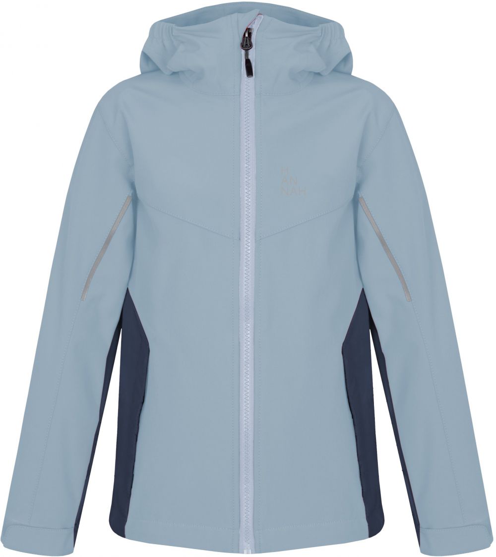 Girls' softshell jacket Hannah CAPRA JR blue fog/insignia blue