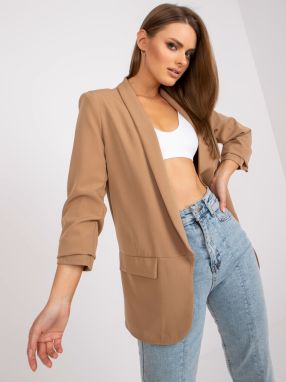 Dámske sako Fashionhunters Beige