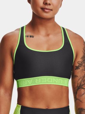 Podprsenka Under Armour UA Crossback Mid Solid - šedá