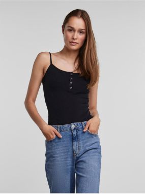 Čierne rebrované body Pieces Kitte