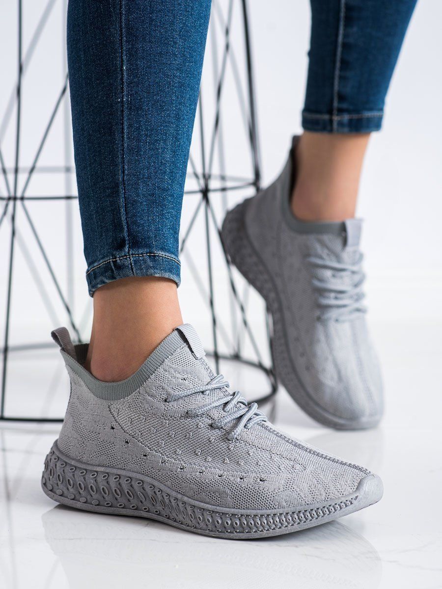TEXTILNÉ TENISKY Shelvt GREY