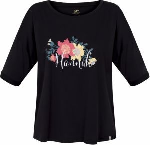 Women's T-shirt with Hannah CLEA anthracite print