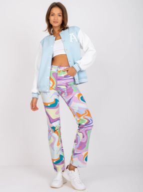 Palma Light Blue Women's Sweatshirt Bomber