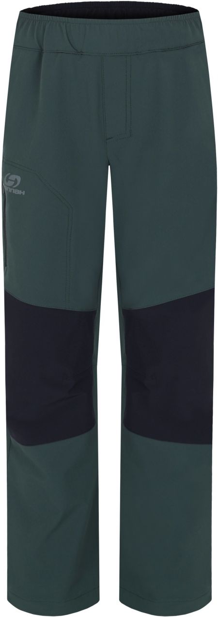 Kids softshell pants Hannah LUIGI JR green gables/anthracite