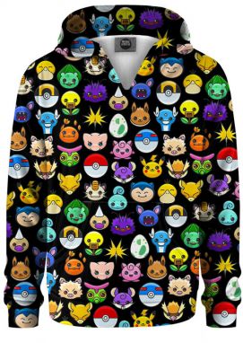 Dievčenská mikina Mr. GUGU & Miss GO POKEMOJI