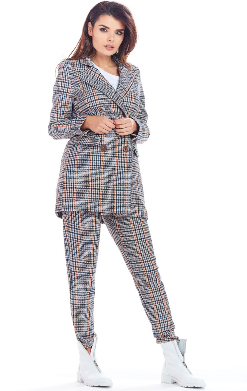 Dámske sako Awama Checkered