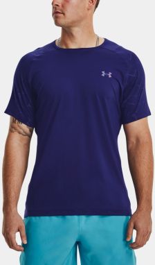 Tmavomodré športové tričko Under Armour UA Rush Emboss SS