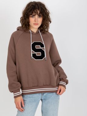 Women's Loose Hoodie - Brown