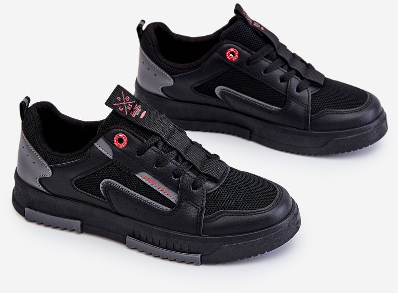 Womens Cross Jeans Low Sneakers LL2R4012C Black