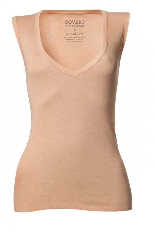 Women's Invisible Tank Top Covert beige