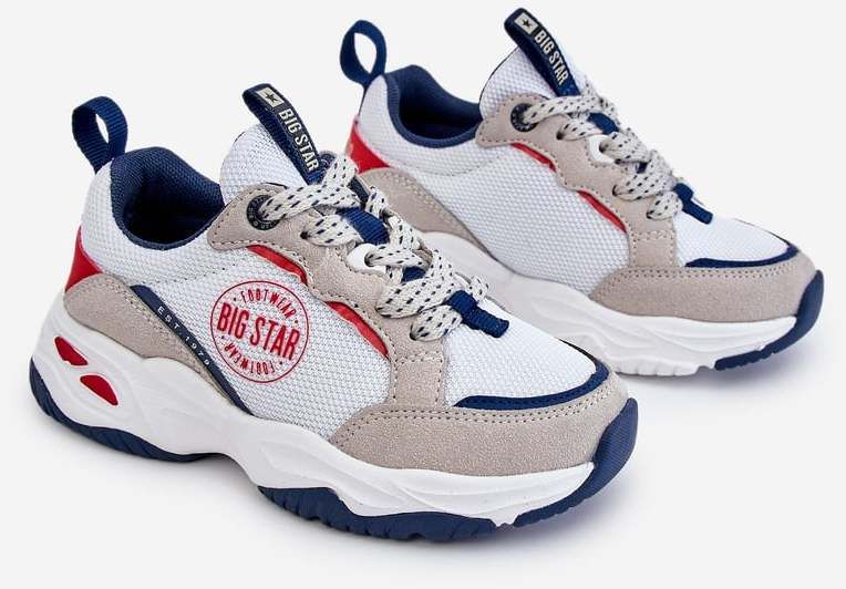 Kids Sports Shoes Memory Foam System Big Star JJ374269 White