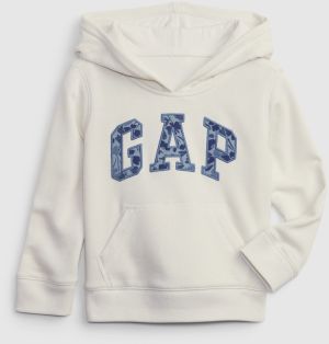 Krémová detská mikina s kapucňou GAP