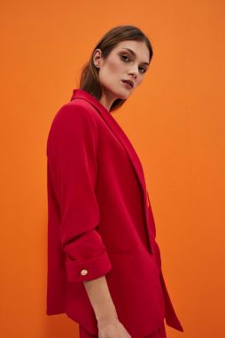 WOMEN JACKETS L-MR-4011 STRAWBERRY