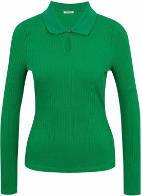 Tričká s dlhým rukávom pre ženy ORSAY - zelená