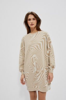 Sweatshirt dress with long sleeves