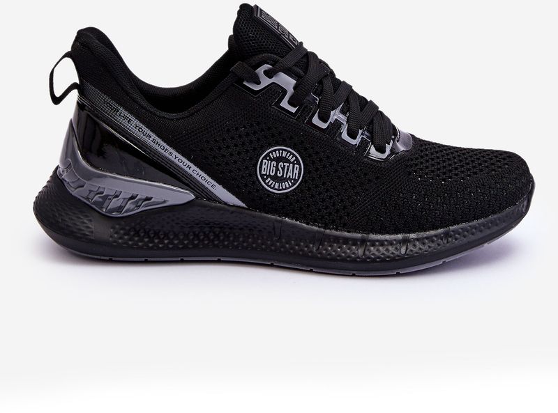Men's Comfortable Sneakers Memory Foam Big Star Black