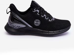 Men's Comfortable Sneakers Memory Foam Big Star Black