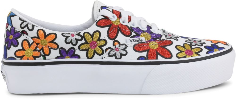 Biele dámske kvetované tenisky VANS