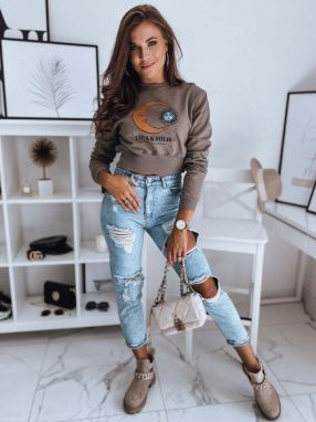 Women's sweatshirt LUNA cappuccino Dstreet
