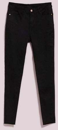 WOMEN'S JEANS L-JE-4018 BLACK
