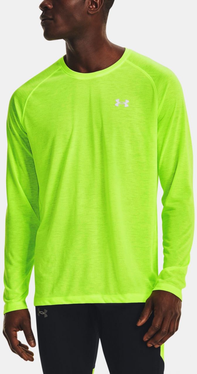 Tričká s dlhým rukávom pre mužov Under Armour - zelená