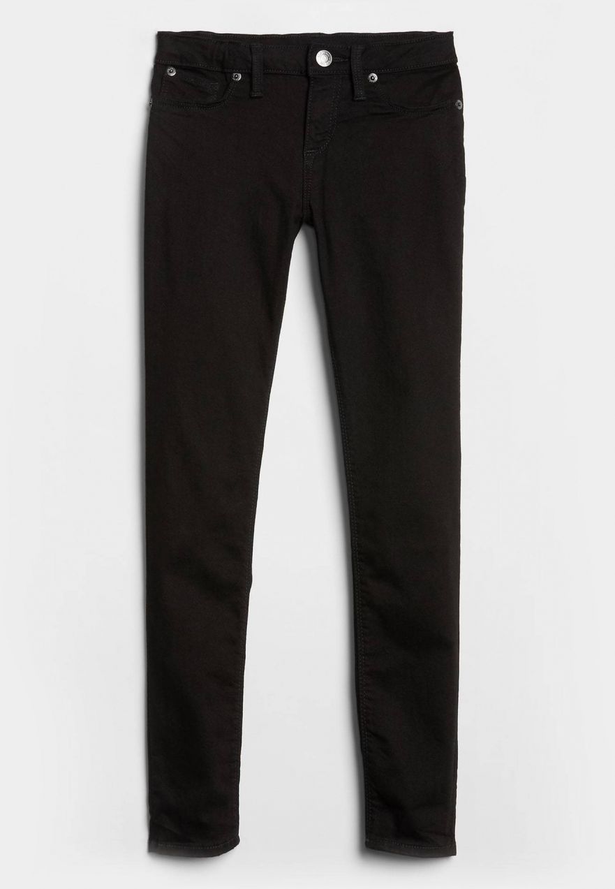 Čierne dievčenské skinny fit rifle GAP