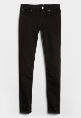Čierne dievčenské skinny fit rifle GAP