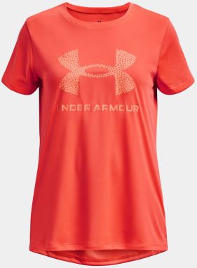 Oranžové športové tričko Under Armour UA Tech Print BL SSC