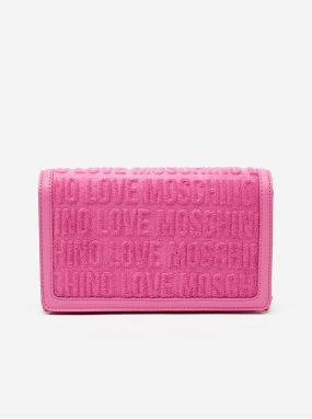 Ružová dámska crossbody kabelka Love Moschino