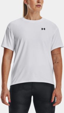 Tričká s dlhým rukávom pre ženy Under Armour - biela
