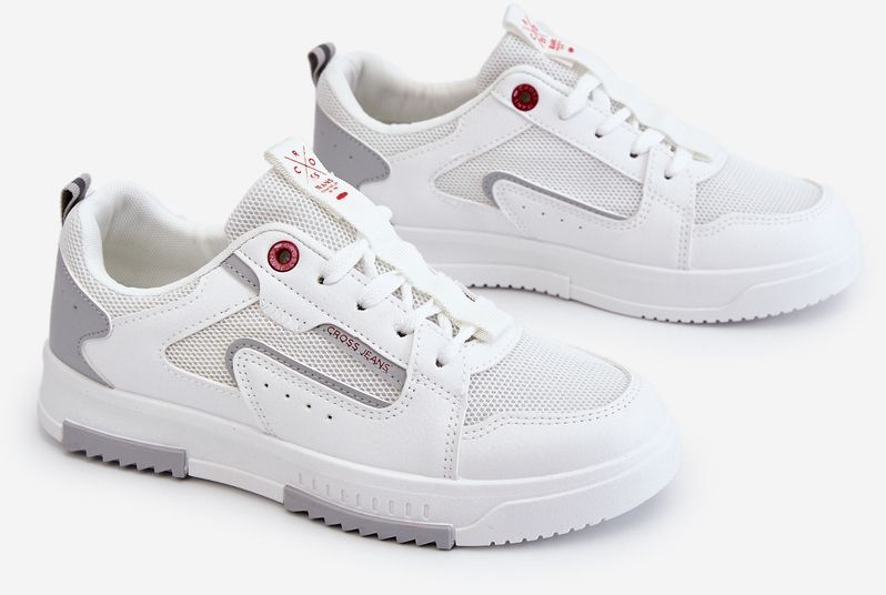 Women's Cross Jeans Low Sneakers LL2R4011C White