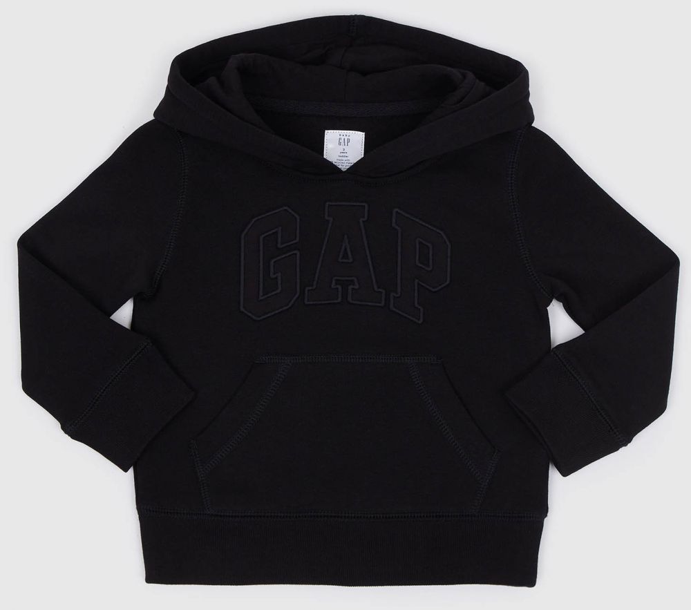 Čierna chlapčenská mikina s logom GAP