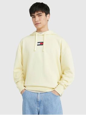 Svetlo žltá pánska mikina s kapucňou Tommy Jeans