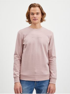 Mikiny bez kapuce pre mužov Jack & Jones - staroružová