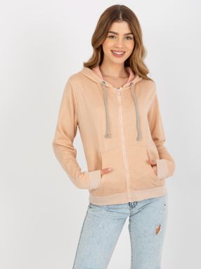 Ladies hoodie Action - peach