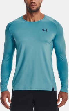 Tričká s dlhým rukávom pre mužov Under Armour - modrá