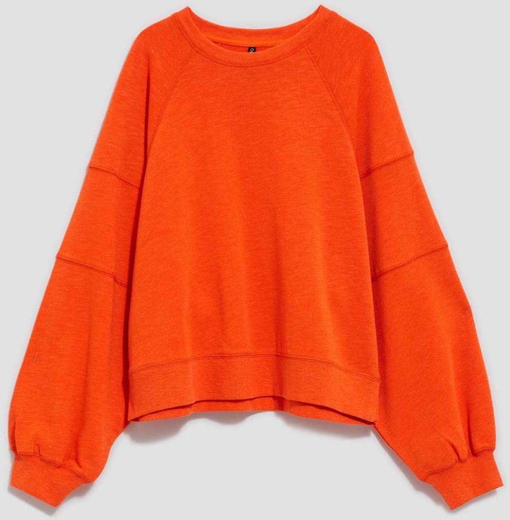 WOMEN'S SWEATSHIRT L-BL-4010 ORANGE