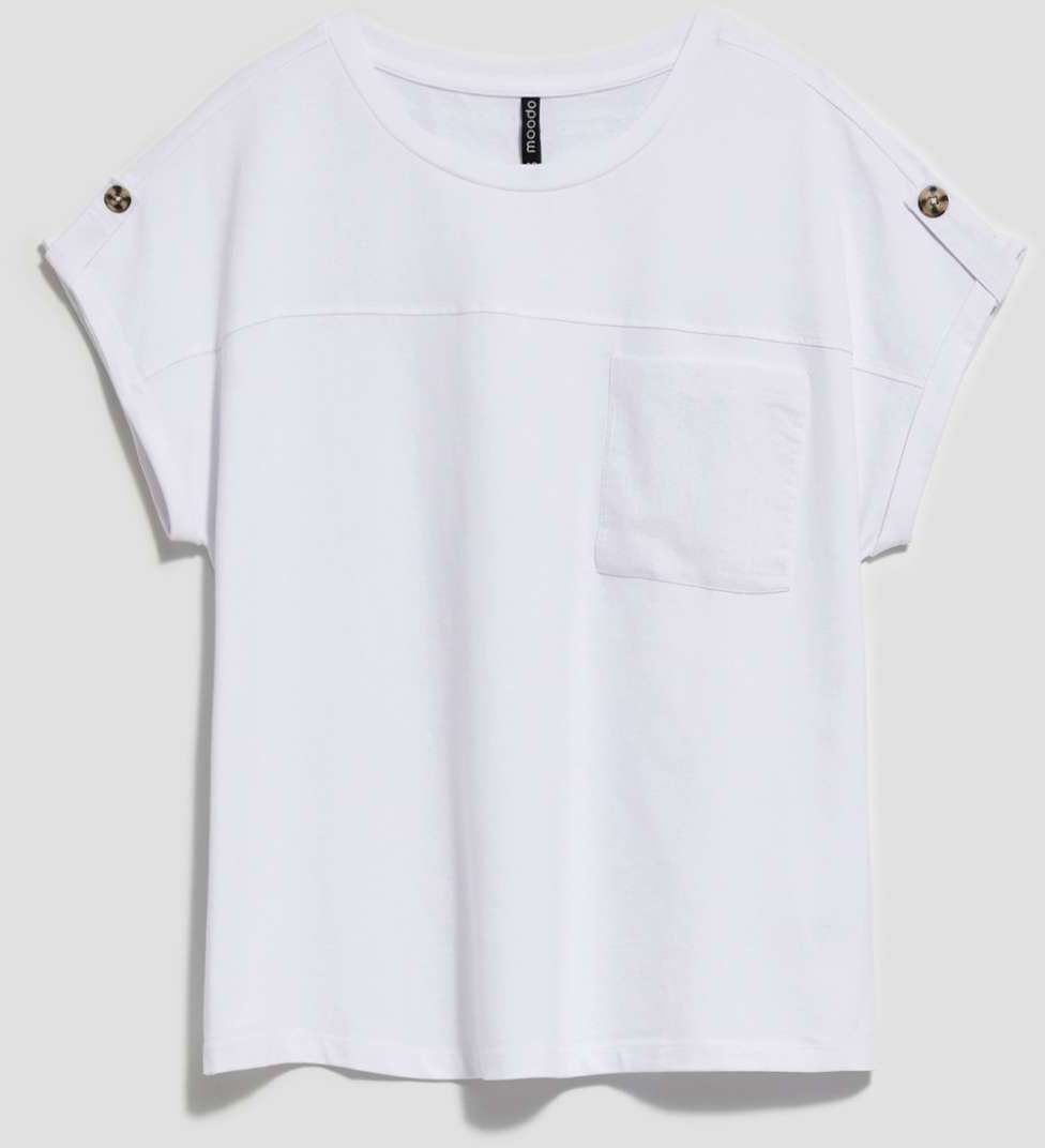 WOMEN'S T-SHIRT L-TS-4086 WHITE