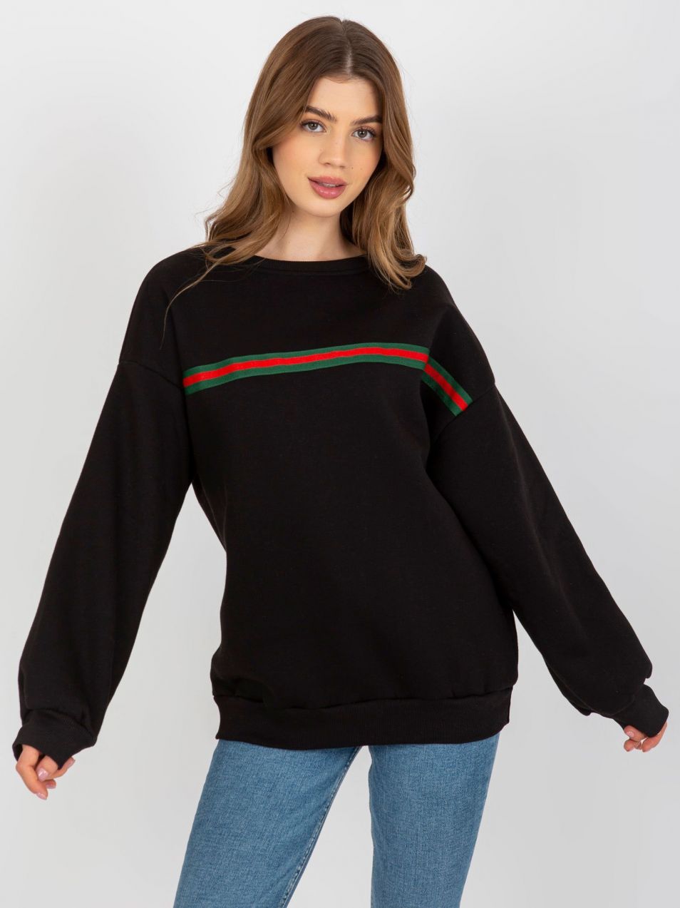 Black oversized hoodie