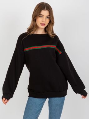 Black oversized hoodie